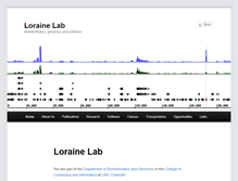 Tablet Screenshot of lorainelab.org